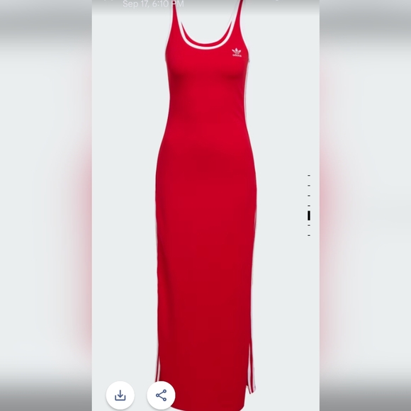 NWT ADIDAS TANK MAXI DRESS - Picture 1 of 5
